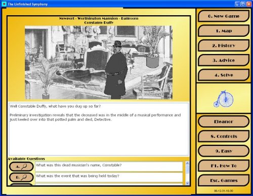 Screen shot from game