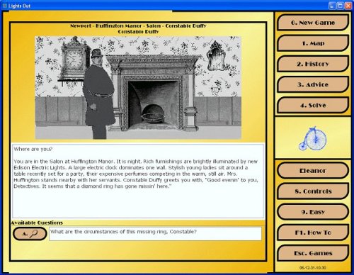 Screen shot from game