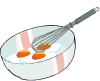 Image of a scrambled egg Image of a scrambled egg